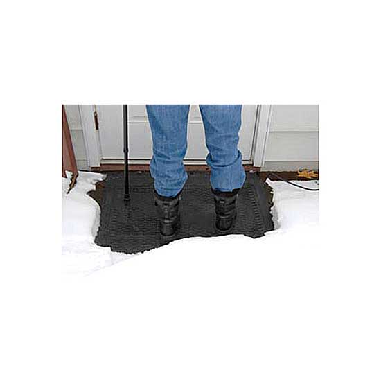 Snow Blower Containment Mat with Lip for Snow, Ice, Slush and Water | Raised de