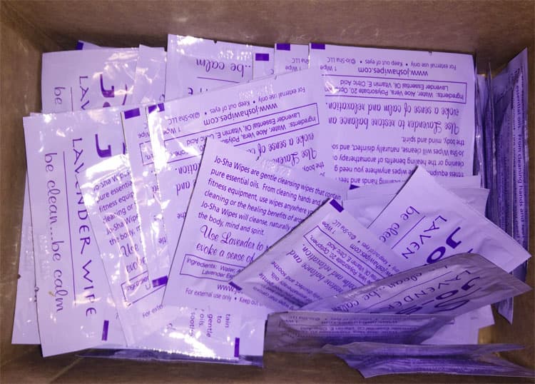 yoga mat wipes