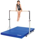 Kids Gymnastics Mini High Bar with a Maple Wood Bar and Stable Frame.