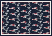 New England Patriots (Blue Background) - Sports Team Rug