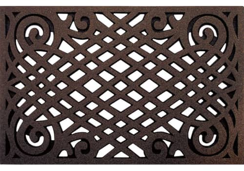 Clean Scrape Doormat - Celtic Lattice Coffee