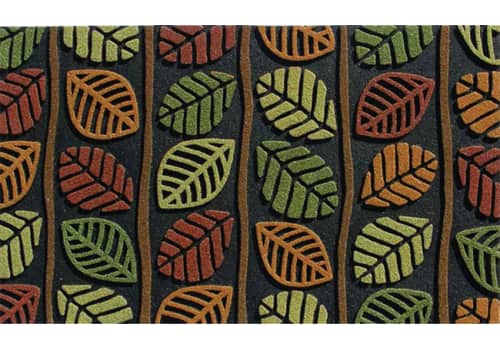 Clean Scrape Doormat - Retro Leaf Multi