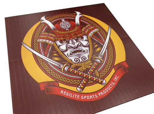 Custom Printed LiteWeight Wrestling Mats Monster Claw