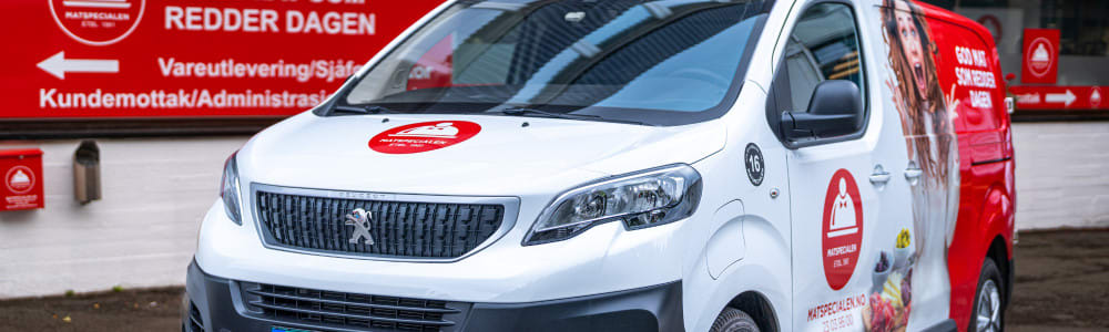 Bilde av en Matspecialen bil.