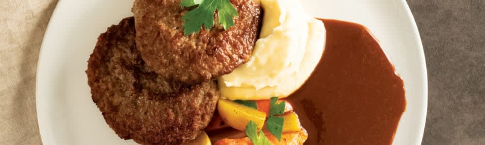 Bilde av en ferdigrett på tallerken.