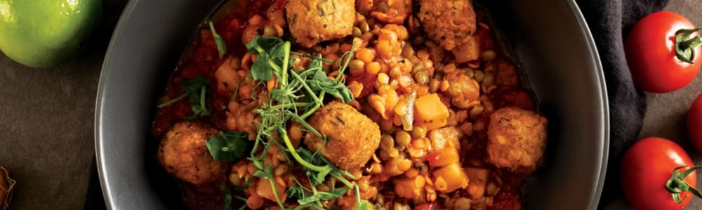 Bilde av en ferdigrett på tallerken.