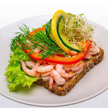 Smørbrød med reker