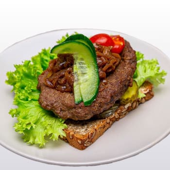Smørbrød med karbonade