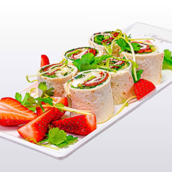 Wraps med serranoskinke