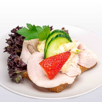 Smørbrød med kalkunbryst