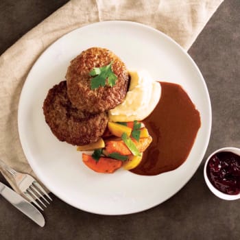 Karbonader med potet- og sellerikrem