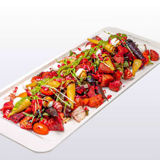 Gourmetsalat med rotgrønnsaker