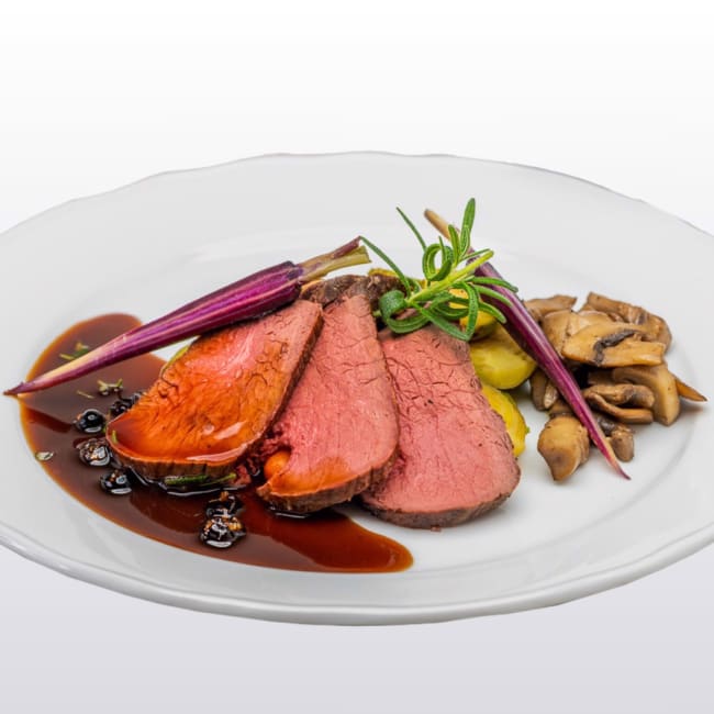 Hjorteplomme med einerbærsjy