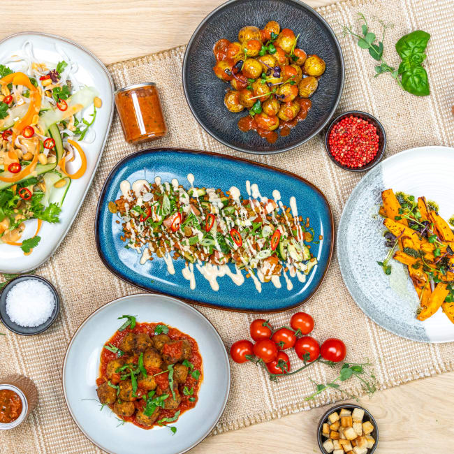 Tapasbuffet vegan 6-retter