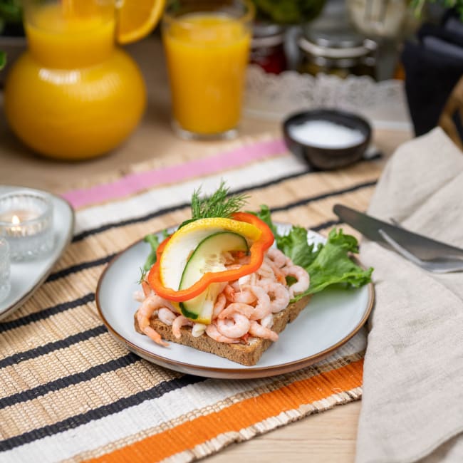 Smørbrød med reker