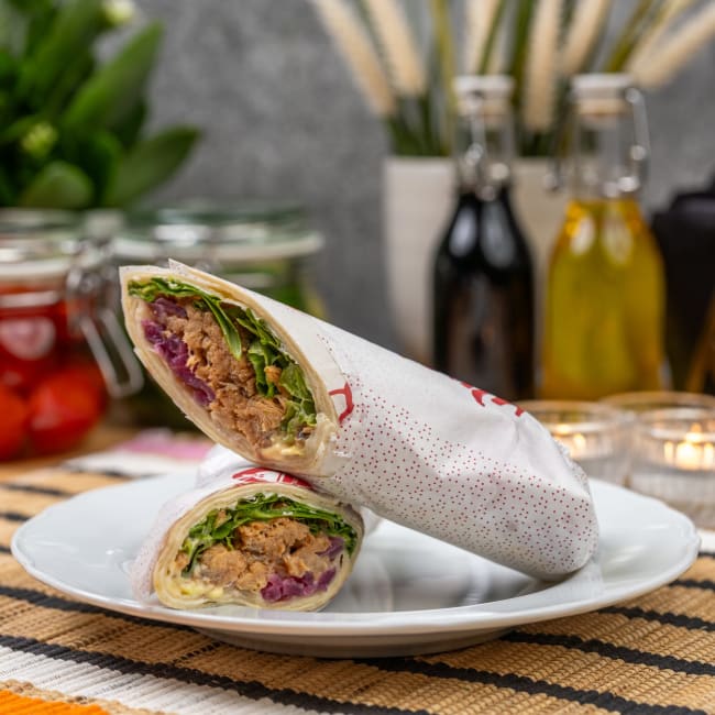 Wrap pulled pork