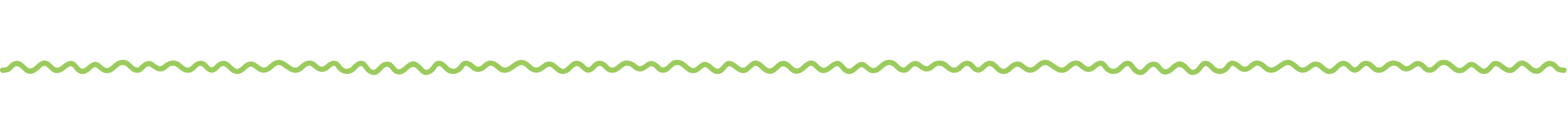 Squiggly green border