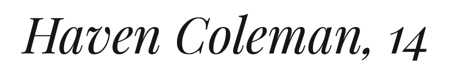 Haven Coleman, 14