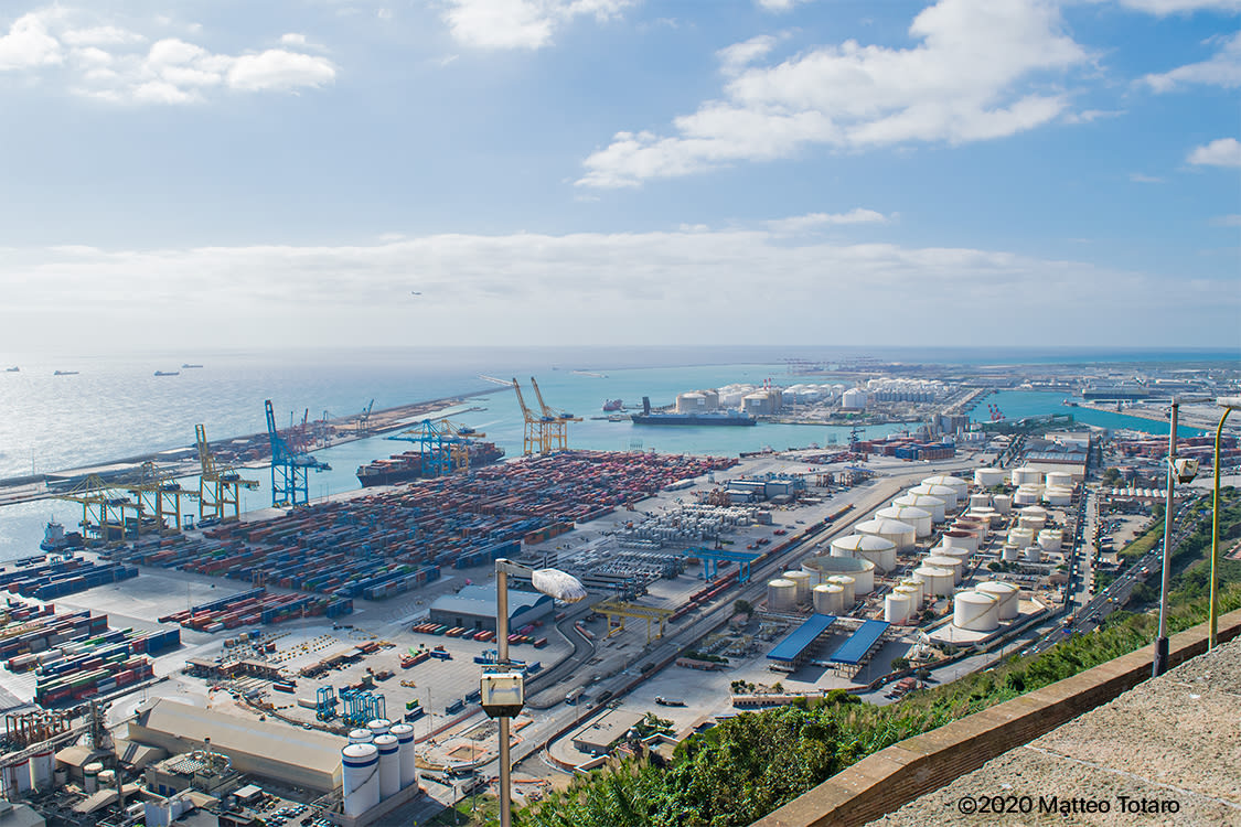 View from Castell de Montjuïc