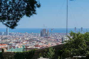 Towards Parc Güell