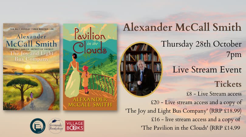 Alexander McCall Smith Live Stream Event Chor Chorleywood