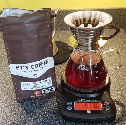 Home Coffee Brew - Hanza, Intelligentsia, PT's Kilimanjaro