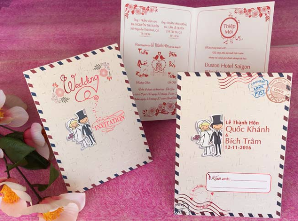 thiệp cưới công giáo
