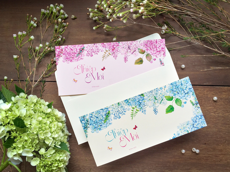 Một số mẫu thiệp báo hỷ đa phong cách