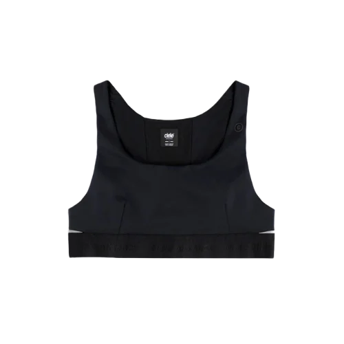 front view of ciele athletics QCKBra running bra in shadowcast