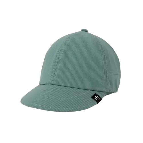 front view of ciele athletics CRWCap short brim unisex running hat with shorter brim from the Lifestyle Edition collection, in silver pine color