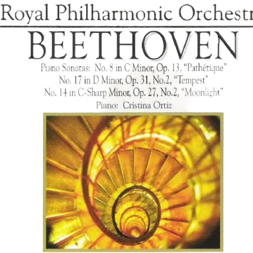 Royal Philharmonic Orchestra, Ludwig van Beethoven, Cristina Ortiz - Piano Sonatas: No. 8, "Pathetique" No. 17, "Tempest" No. 14, "Moonlight" (CD) (M) - Endless Media