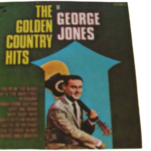 George Jones  - The Golden Country Hits Of George Jones (Cassette) (VG+) - Endless Media