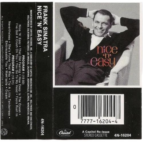 Frank Sinatra - Nice 'N' Easy (Cassette) (VG) - Endless Media