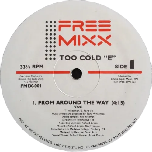 Too Cold "E" - From Around The Way (12") (NM or M-) - Endless Media