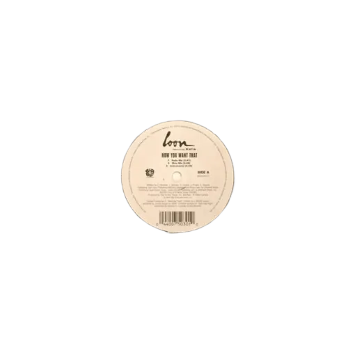 Loon - How You Want That / Relax Your Mind (12") (VG) - Endless Media