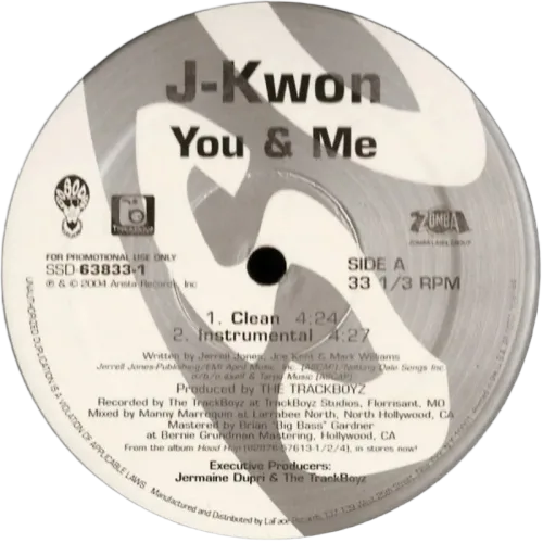 J-Kwon - You & Me (12") (VG) - Endless Media