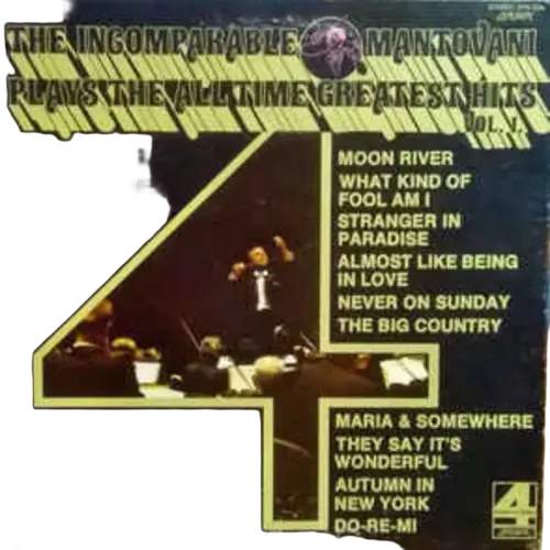 Mantovani And His Orchestra - The Incomparable Mantovani Plays The All Time Greatest Hits, Vol. 1 (LP) (G+) - Endless Media