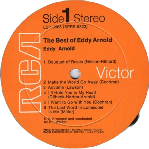 Eddy Arnold : The Best Of Eddy Arnold (LP, Comp, RE, Hol)