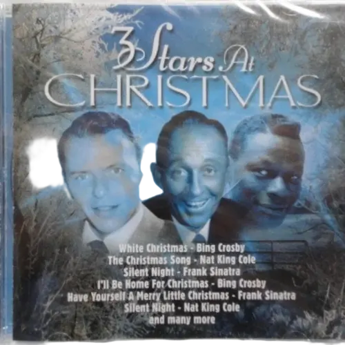 Bing Crosby, Frank Sinatra, Nat King Cole : 3 Stars At Christmas (CD, Comp, RE)