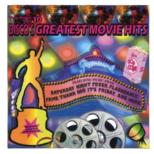 Various : Disco's Greatest Movie Hits (Disco Nights Vol. 10) (CD, Comp)