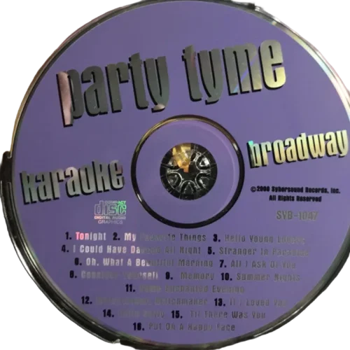 Unknown Artist : Party Tyme Karaoke - Broadway (CD+G)