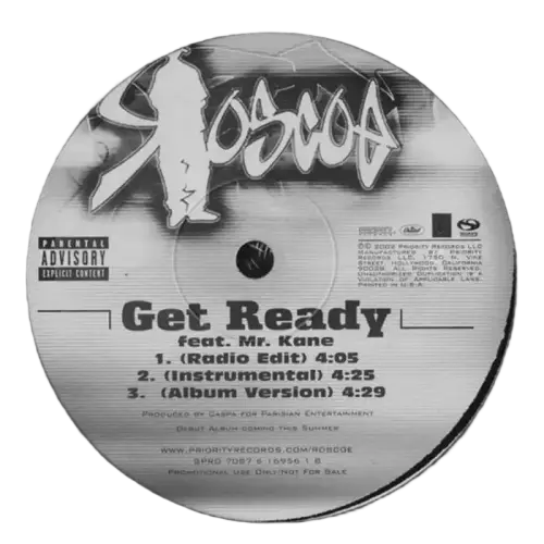 Roscoe : Get Ready/ I Call Shotz (Part II) (12", Promo)