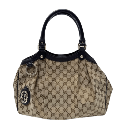 Gucci Handtasche Sukey beige