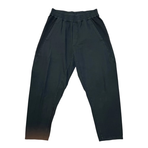 THE ROW 2024FW Black Cotton Kaol Pants