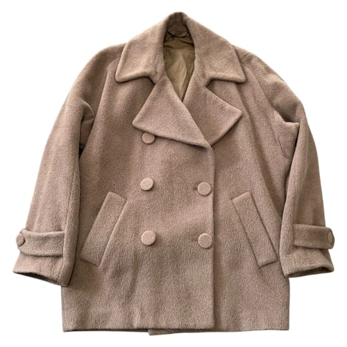 MAISON MARTIN MARGIELA ④  Alpaca Double-Breasted Wool Coat
