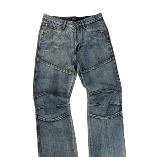 Dolce & Gabbana Blue Denim Moto Pants 2000s - M