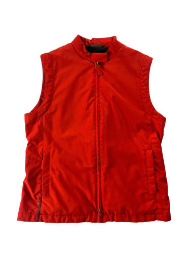 Prada Convertible Hoodie Red Vest SS 2000 - S