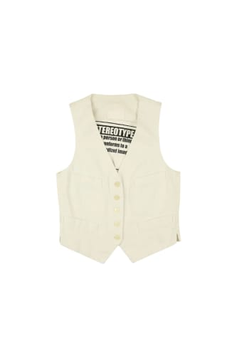 S/S 2000 Artisanal Stereotype Gilet