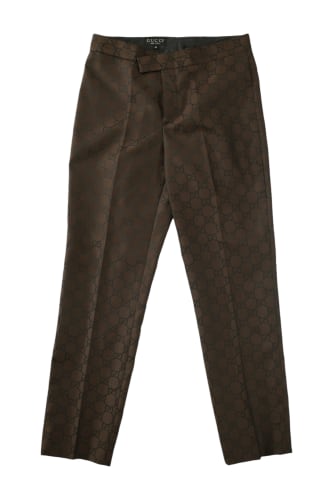 by Tom Ford S/S 1998 Brown Monogram Pants