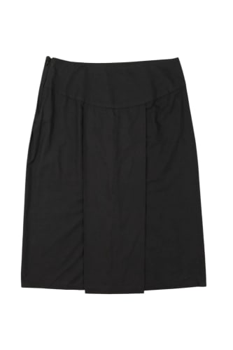 Black Cotton Skirt